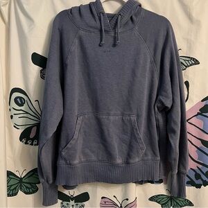 High side slit hoodie